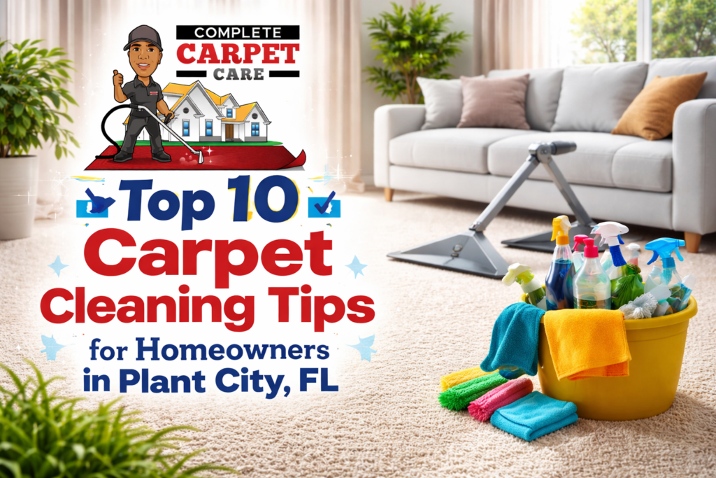 Top 10 Carpet Cleaning Tips for Homeowners in Plant City, FL